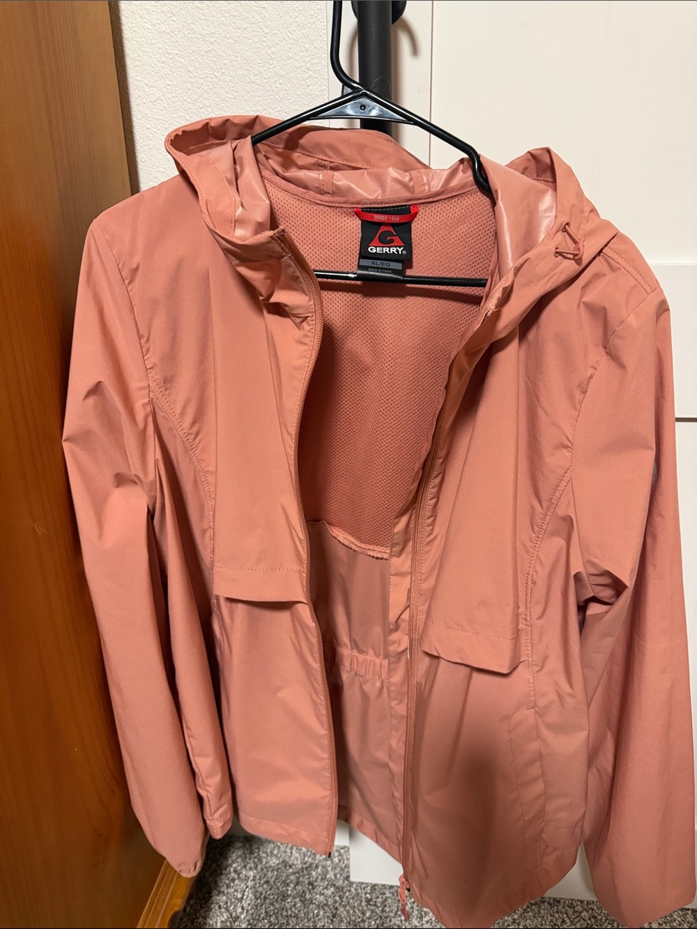 Gerry Weber Hooded Utility Jacket - Dusty Salmon